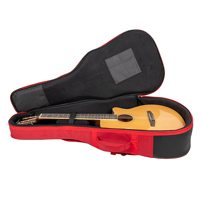LEA 607 RDA Kırmızı Renk Akustik Gitar Case