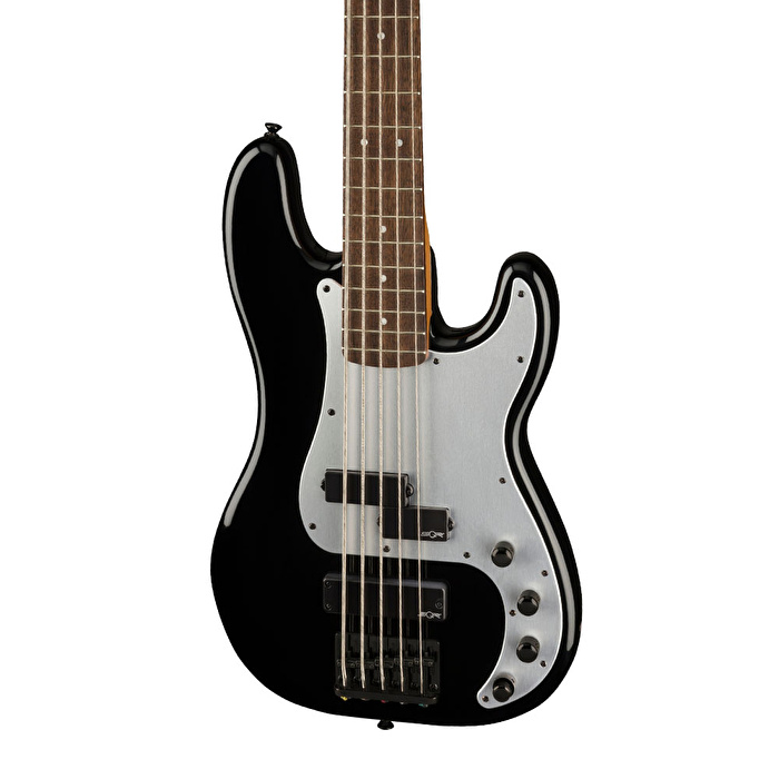 Squier Contemporary Active Precision Bass PH V Roasted Akçaağaç Sap Laurel Klavye Silver Anodized PG Black 5 Telli Bas Gitar