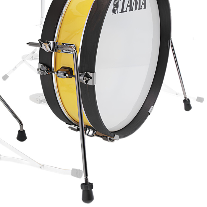 TAMA LJK48PBN-ELY Limited Club-JAM Pancake Electric Yellow 4 parça (18B/10T/13F/12S)  Akustik Davul Seti