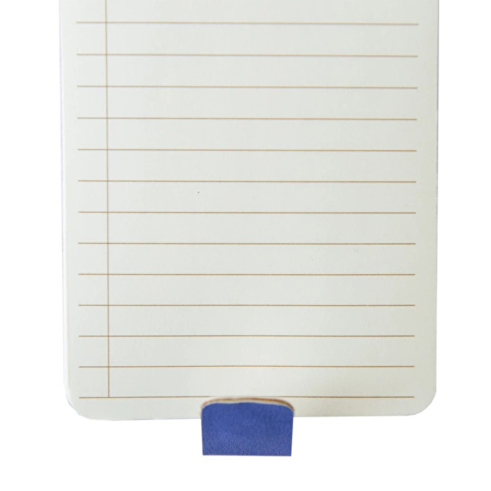 DESIGNWORKS INK Leatherette Notepad - Cornflower Blue 13.5x8.2 cm