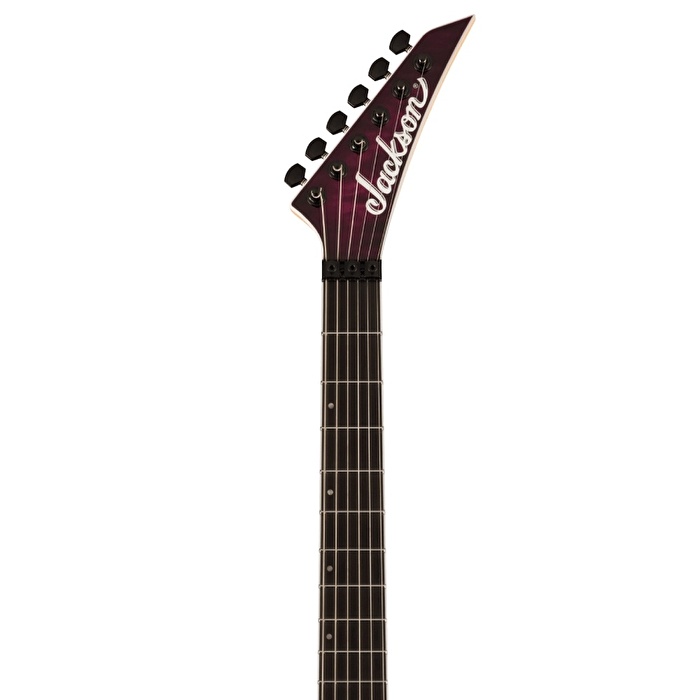 Jackson Pro Plus Serisi Dinky DKAQ Abanoz Klavye Transparent Purple Burst Elektro Gitar