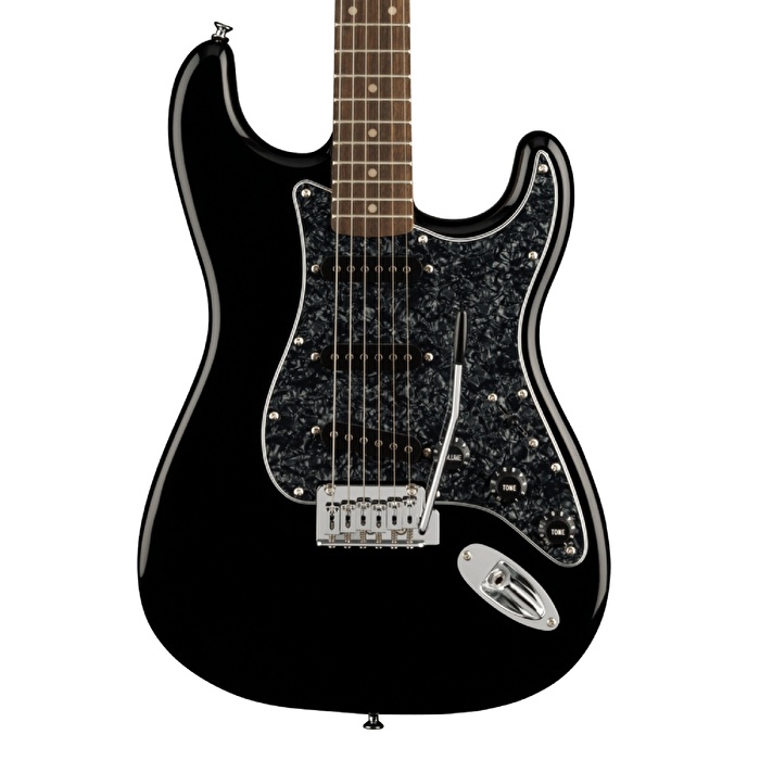 Squier FSR Affinity Stratocaster Laurel Klavye Black Pearl PG Black Elektro Gitar