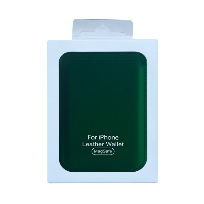 MINI&KIDS Magsafe Deri Kartlık - Yeşil