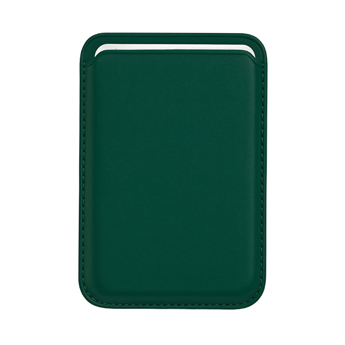 MINI&KIDS Magsafe Deri Kartlık - Yeşil