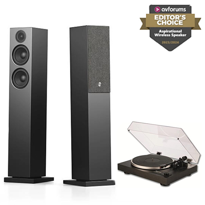 Audio Pro A38 Black Hoparlör, Dual CS 418 Pikap Hi-Fi Müzik Sistemi