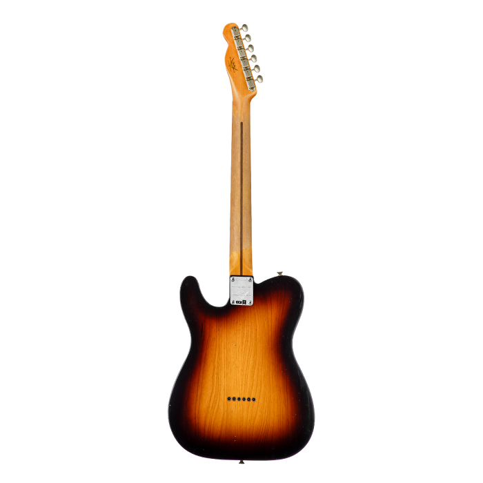 Fender Custom Shop Limited 1955 Telecaster Journeyman Relic Wide Fade 2 Ton Sunburst Elektro Gitar