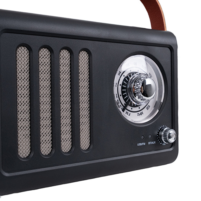 KOZMOS FB-R403-BK Retro Radyo ve Bluetooth Hoparlör