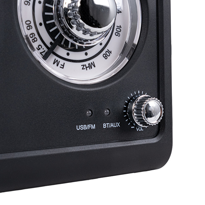 KOZMOS FB-R403-BK Retro Radyo ve Bluetooth Hoparlör