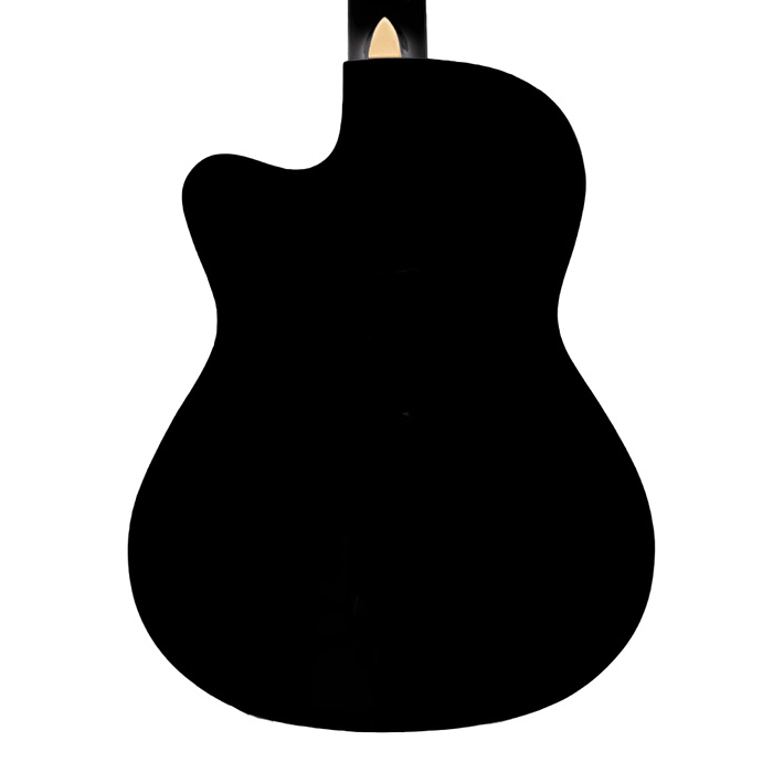 Barcelona LC 3900 CBK Cutaway Siyah Klasik Gitar