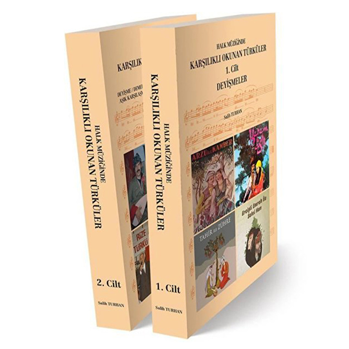 Halk Müziğinde Karşılıklı Okunan Türküler Seti - 2 Kitap Takım