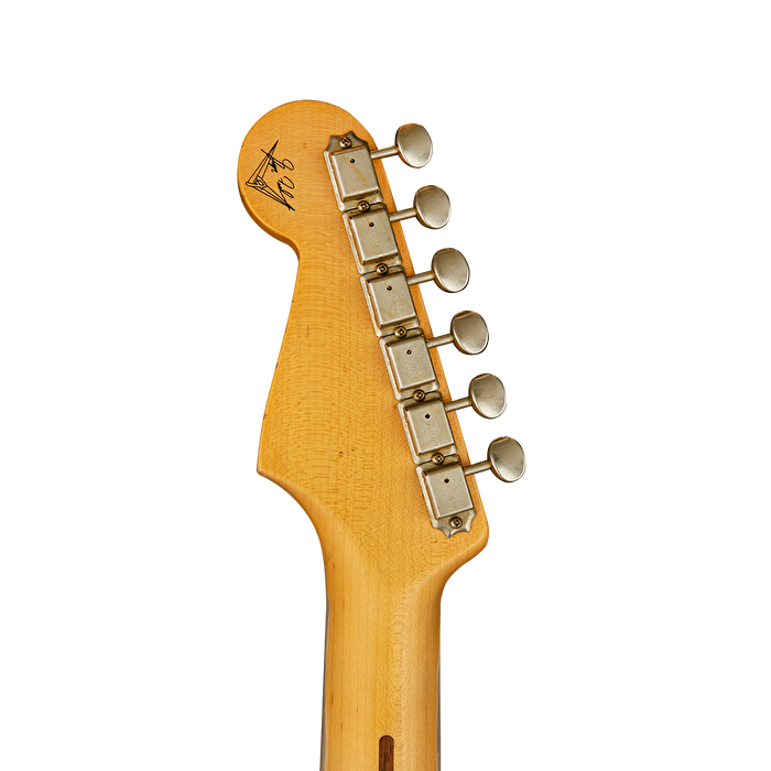Fender Custom Shop Masterbuilt Greg Fessler 1959 Stratocaster Journeyman Relic Olympic White Elektro Gitar
