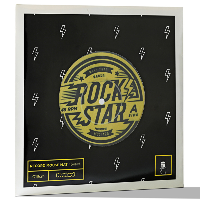 MUSTARD Rock N Roll Mouse Pad