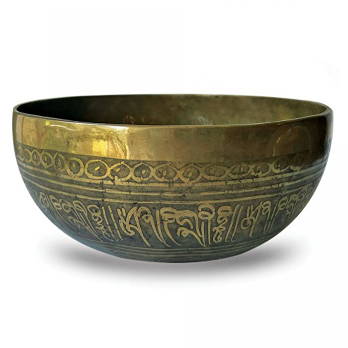 YOGIXO El Yapımı İşlemeli Tibet Kasesi 20 cm