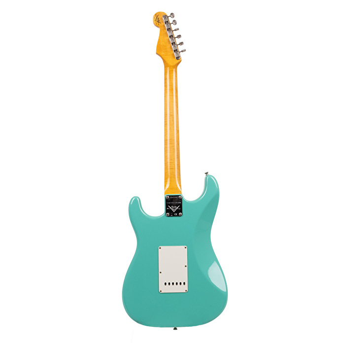 Fender Custom Shop LE 2020 1963 Stratocaster NOS AA Flame Neck Gülağacı Klavye Sea Foam Green Elektro Gitar