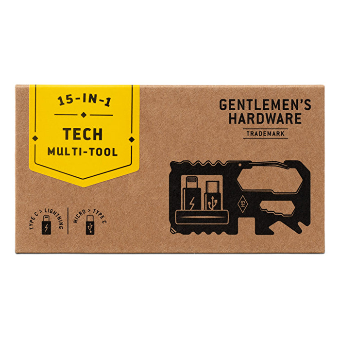 GENTLEMEN'S HARDWARE Çok Fonksiyonlu Alet 15-in-1