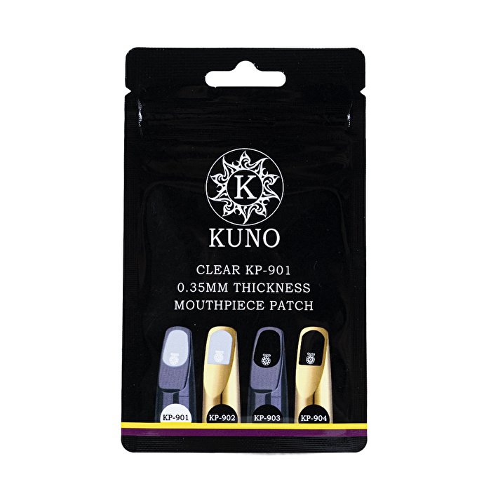 KUNO KP-901 Saksafon ve Klarnet Ağızlıkları İçin Şeffaf Dişlik (0,35 mm) - 6'lı Paket