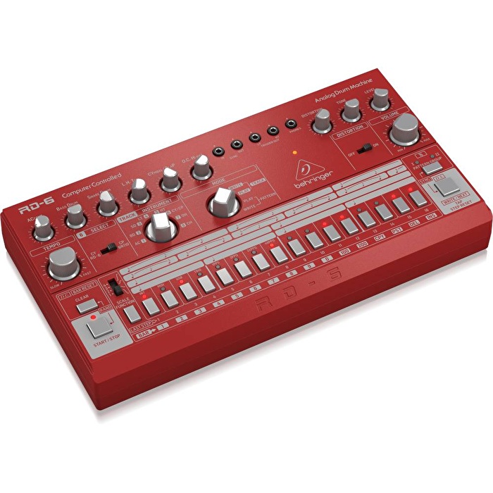 BEHRINGER RD-6-RD RHYTHM DESIGNER Analog Davul Makinesi (Kırmızı)