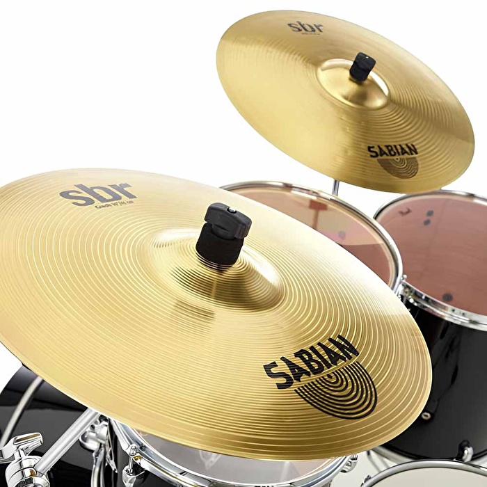 PEARL EXX725SBR/C31 Export EXX Jet Black 5 Parça (22B/10T/12T/16F/14S) Aksamlı ve Zilli Akustik Davul Seti