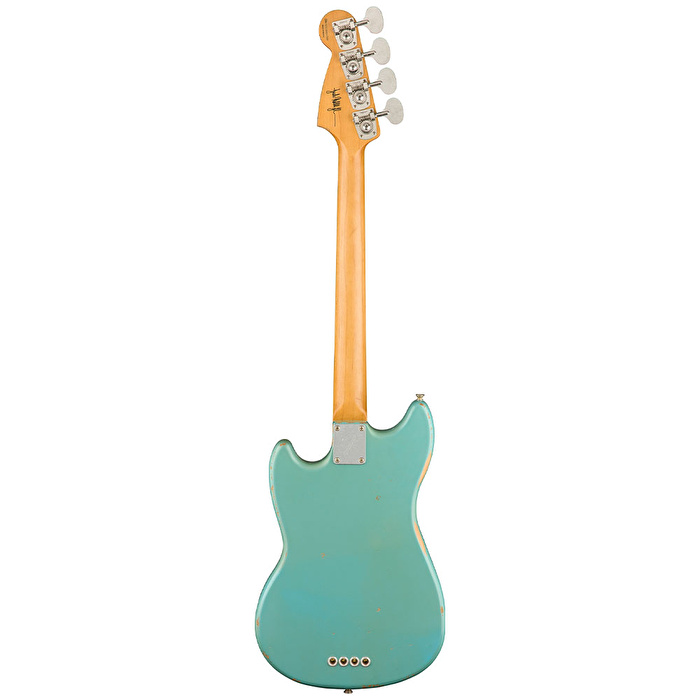 Fender Justin Mendal-Johnsen Road Worn Mustang Gülağacı Klavye Faded Daphne Blue Bass Gitar