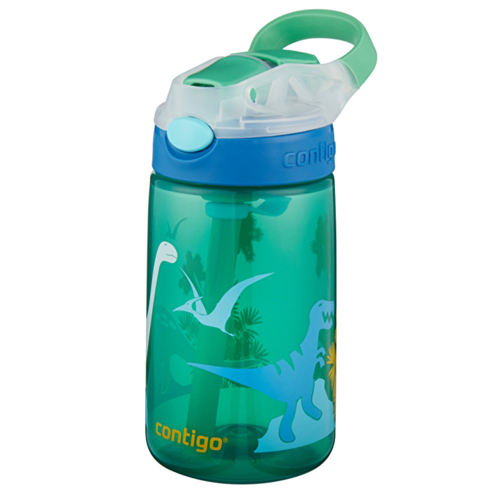 CONTIGO Gizmo Flip Jungle Green Dino 420 ml Çocuk Matarası