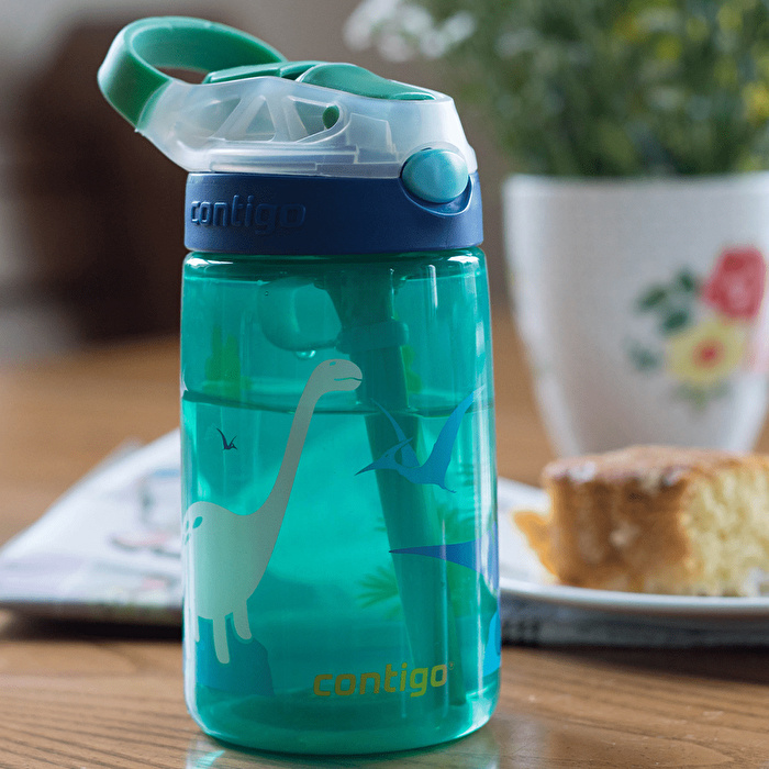 CONTIGO Gizmo Flip Jungle Green Dino 420 ml Çocuk Matarası