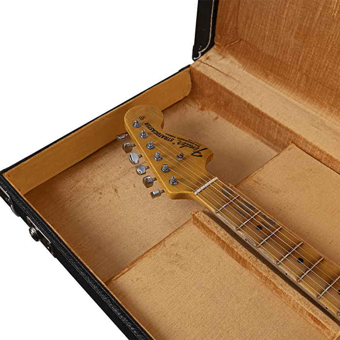 Fender Custom Shop Limited Edition Custom 1968 Stratocaster Journeyman Relic Aged Vintage White Elektro Gitar