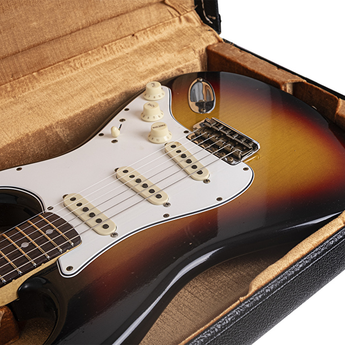 Fender Custom Shop Limited Edition L Series Fat 1964 Stratocaster Journeyman Relic 3 Ton Sunburst Elektro Gitar