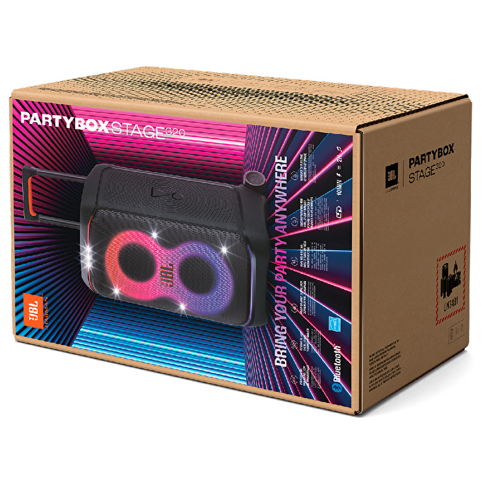 JBL Partybox Stage320 Siyah Bluetooth Hoparlör