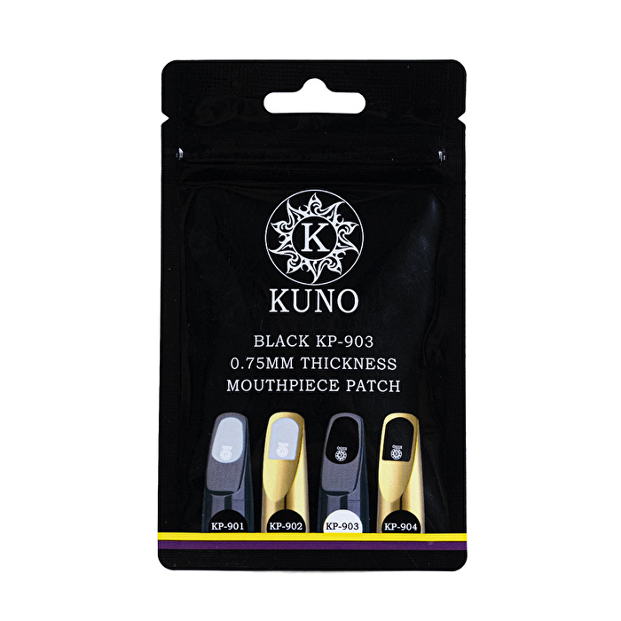 KUNO KP-903 Saksafon ve Klarnet Ağızlıkları İçin Şeffaf Dişlik (0,75 mm) - 6'lı Paket