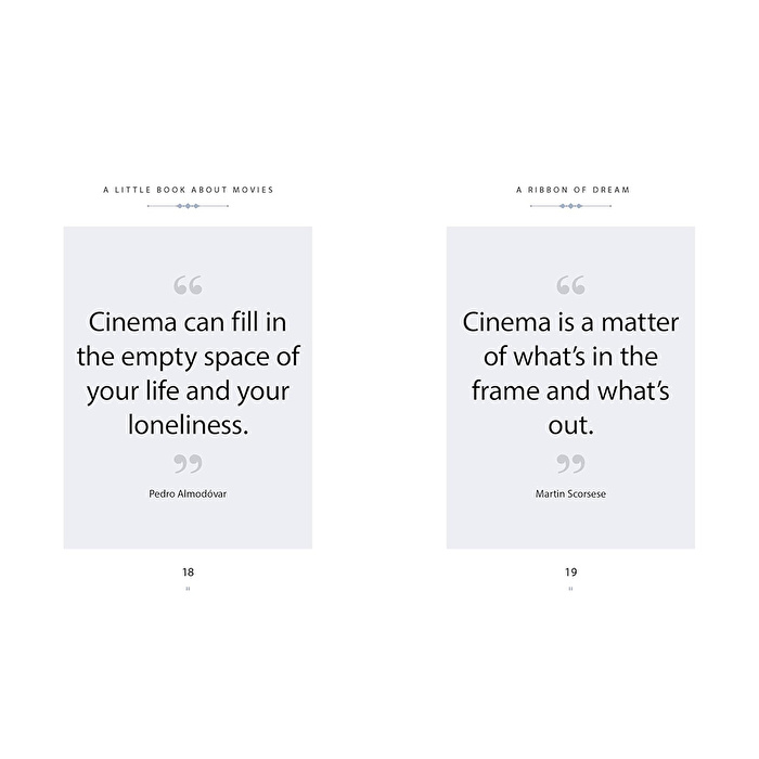 A Little Book About Movies