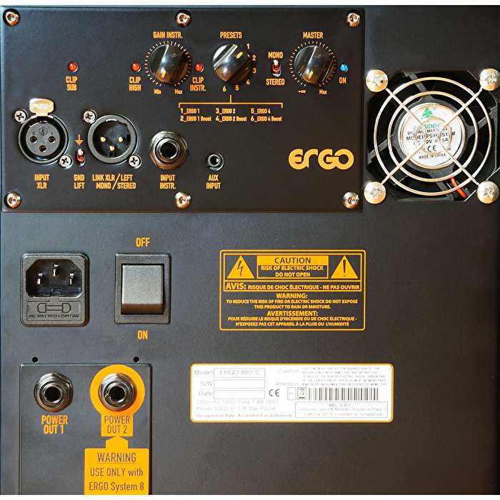Mark Audio ERGO System 4 1000W+400W Peak / 500W+200W RMS  4 Ohm Ses Sistemi
