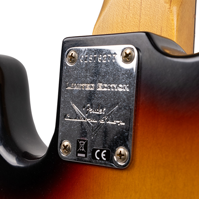 Fender Custom Shop Limited Edition 1963 Precision Bass Heavy Relic Faded Aged 3-Color Sunburst Bas Gitar