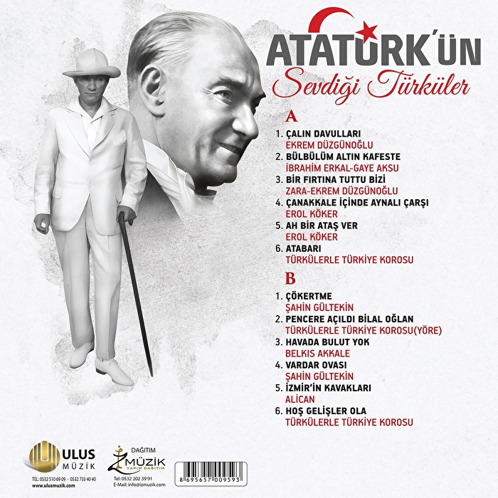 Çeşitli Sanatçılar - Atatürk'ün Sevdiği Şarkılar
