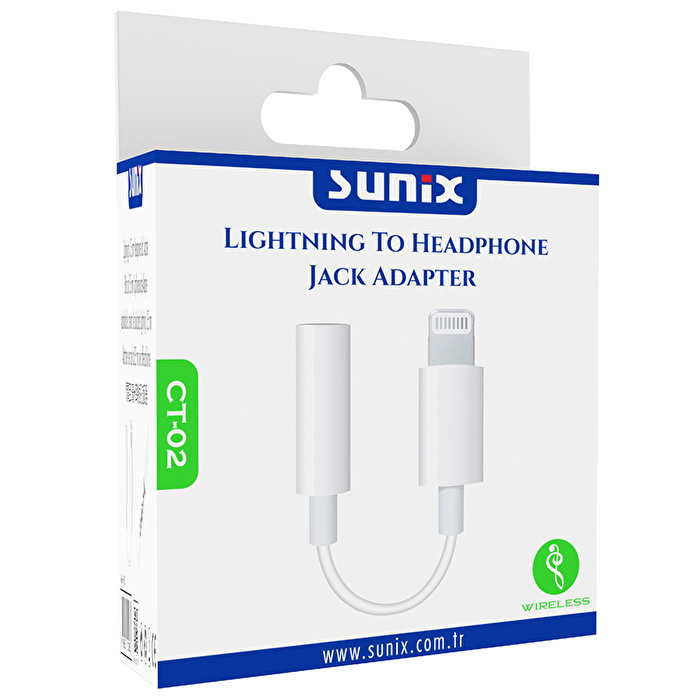SUNIX Lightning To 3.5mm Aux Dönüştürücü