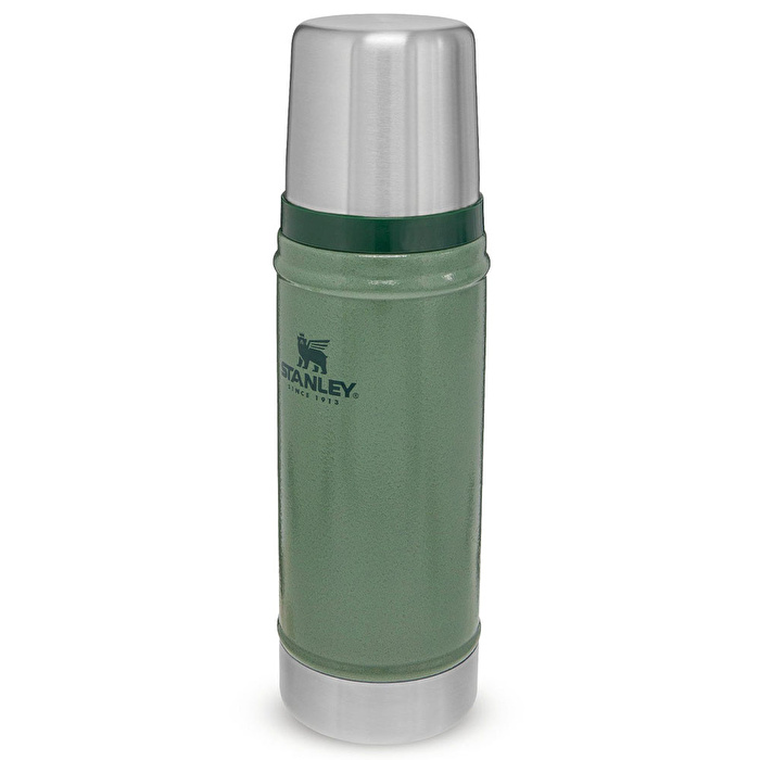 STANLEY 0.47L Classic Legendary Bottle Hammertone Green - Yeşil Matara