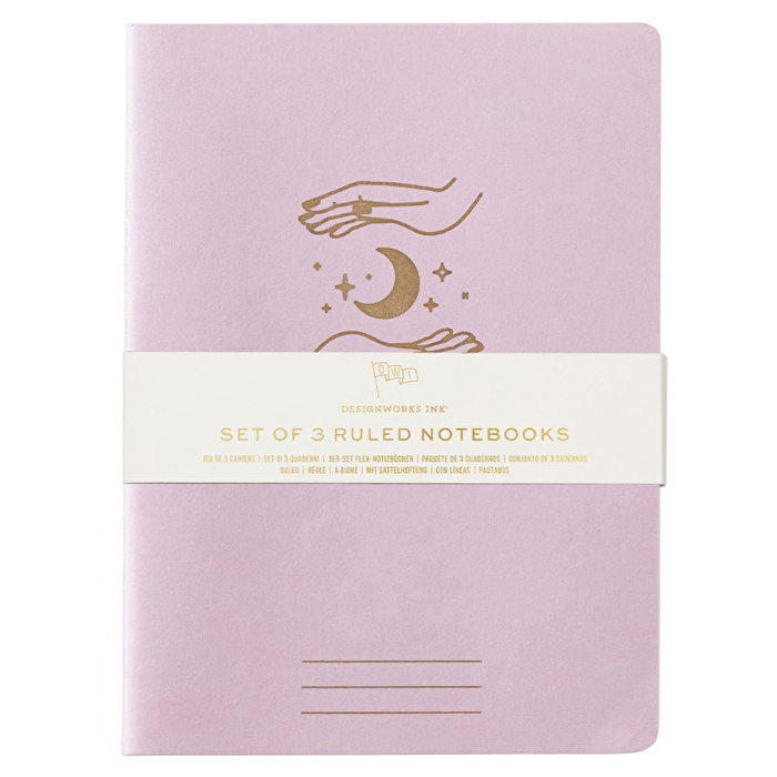 DESIGNWORKS INK Flex Not Defteri - Mystic (3'lü Set)