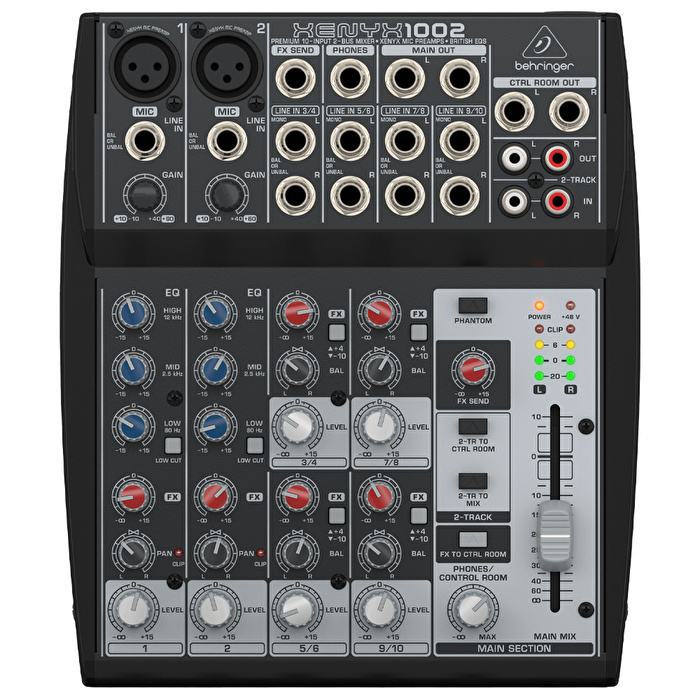 BEHRINGER XENYX 1002 Premium 10-Input 2-Bus Mixer