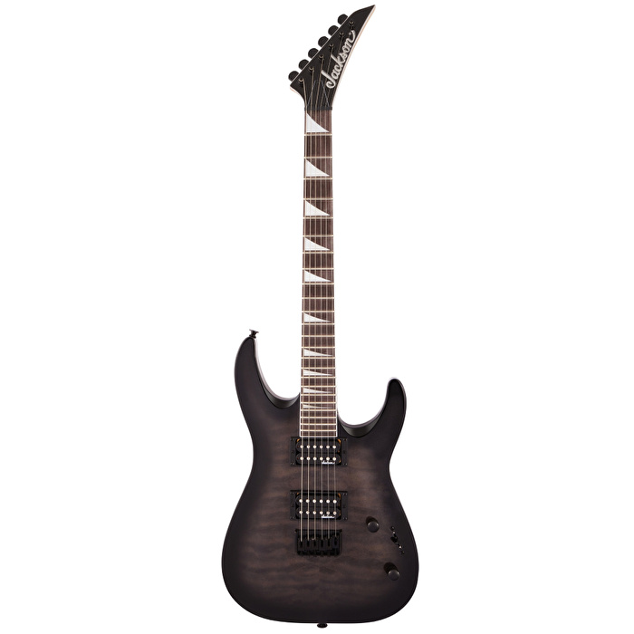 Jackson JS32Q Dinky Arch Top DKA Sabit Köprü Amaranth Klavye Black Burst Elektro Gitar