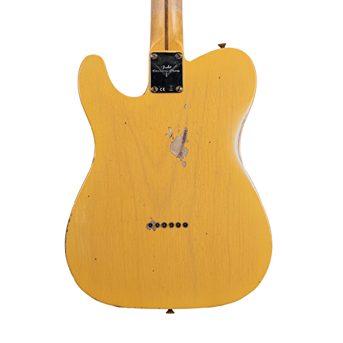 Fender Custom Shop 1951 Nocaster Relic Akçaağaç Klavye Faded Aged Nocaster Blonde Elektro Gitar