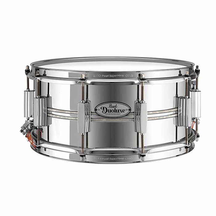 PEARL DUX1465BR/405 Duoluxe Nicotine White Marine Pearl 14"x6.5" Trampet