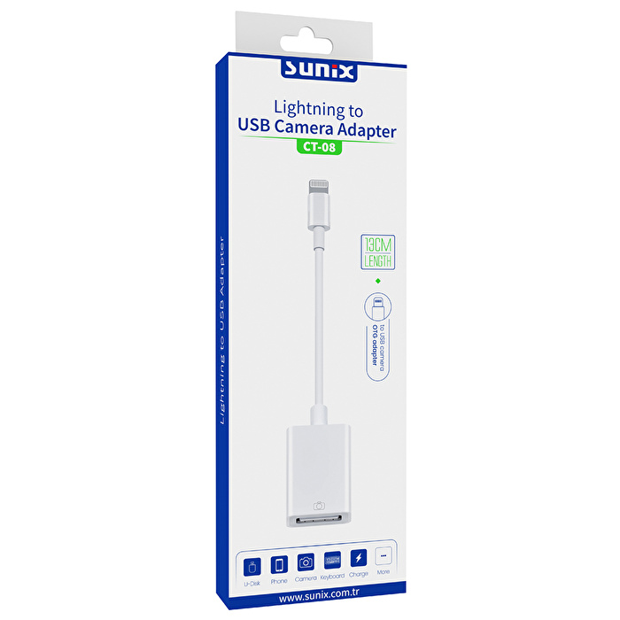 SUNIX Lightning To Usb Kamera Adaptör