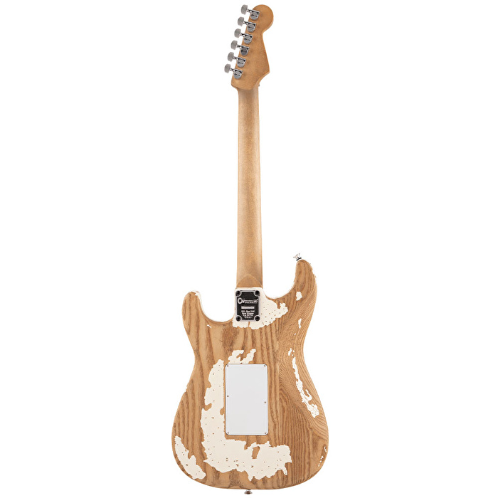 Charvel Henrik Danhage LE Signature Pro-Mod So-Cal Style 1 Akçaağaç Klavye Beyaz Heavy Relic Elektro Gitar