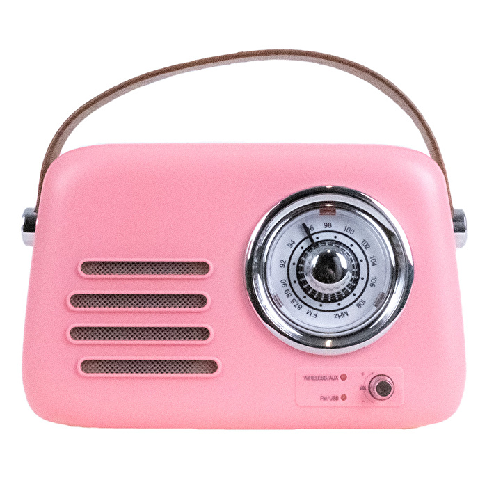 KOZMOS FB-R303-PK Retro Radyo ve Bluetooth Hoparlör
