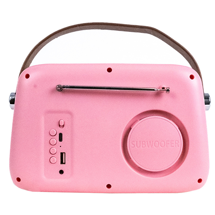KOZMOS FB-R303-PK Retro Radyo ve Bluetooth Hoparlör