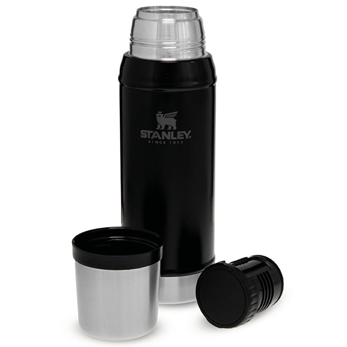 STANLEY 0.75 L Classic Legendary Bottle Matte Black - Siyah Matara