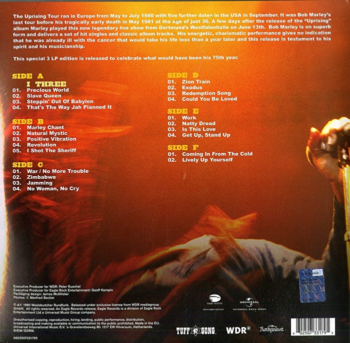 Bob Marley – Uprising Live!