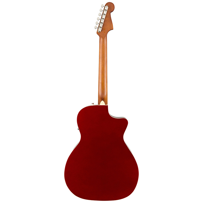 Fender Newporter Player Left Handed Ceviz Klavye Candy Apple Red Solak Elektro Akustik Gitar