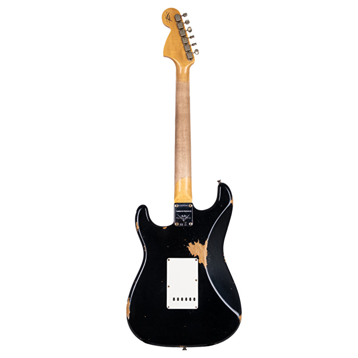 Fender Custom Shop Limited Edition 1967 Stratocaster HSS Relic Aged Black Elektro Gitar