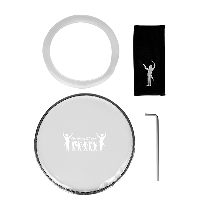 GEF ELFAN CD22-6601 İşlemeli Geleneksel Darbuka 22 cm