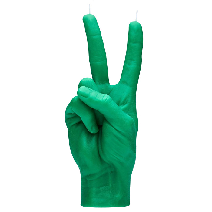 CANDLE HAND Peace Mum Yeşil